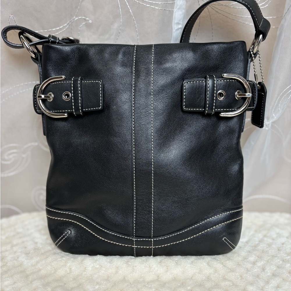Coach Black Shoulder Bag - Picture 5 of 14